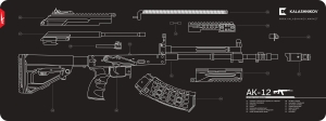 Коврик для мыши и чистки оружия АК-12 Калашников