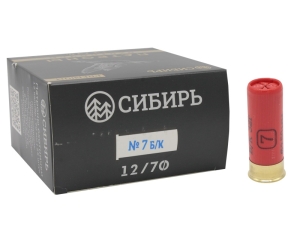 Патрон 12х70 дробь 7 Сибирь Премиум без контейнера - 1