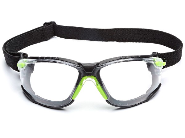 Очки Solus 1000, защитные, покрытие Scotchgard, против запотевания и царапин, прозрачные-3
