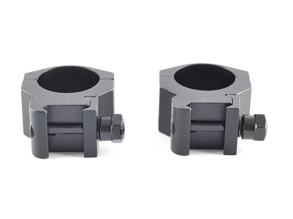 Кольца Nikko Stirling Sport Match, небыстросьемные на Weaver 30мм, средние, 6 винтов, алюминий-2