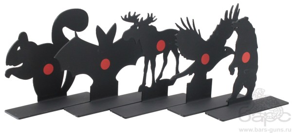 Комплект 5 мишеней Животные - 2