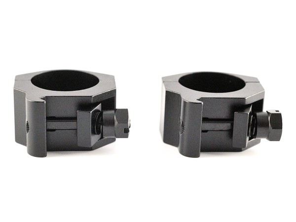 Кольца Nikko Stirling Sport Match, небыстросьемные на Weaver 30мм, низкие, 6 винтов, алюминий-2