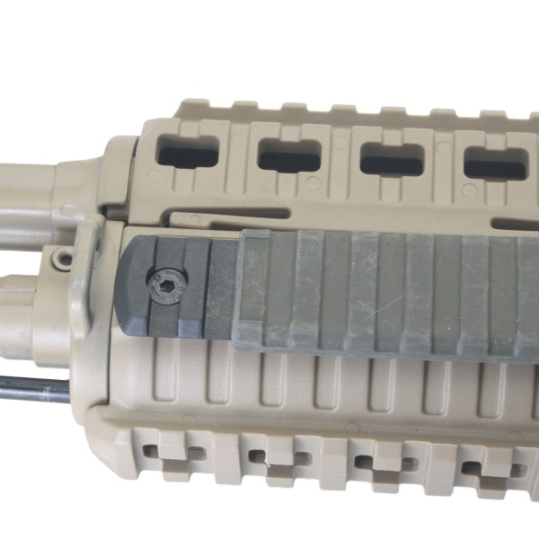 Накладка на Пикатини закрытая 31 шаг, DLG Tactical (черный)-2