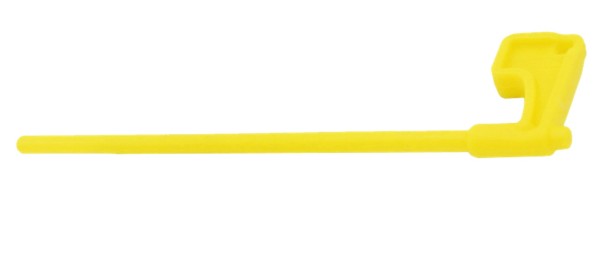 DLG - флажок безопасности желтый длинный - карабин -2