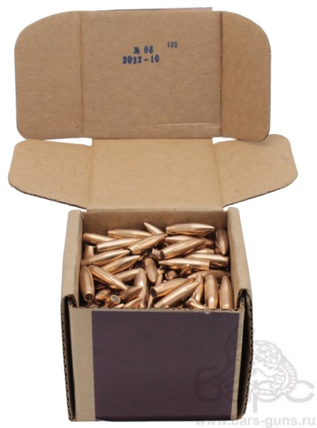 Пуля 223Rem FMJ BT 4 латунь БПЗ пачка 300 шт