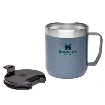 Stanley -  термокружка Classic 0,35 л голубая - 4