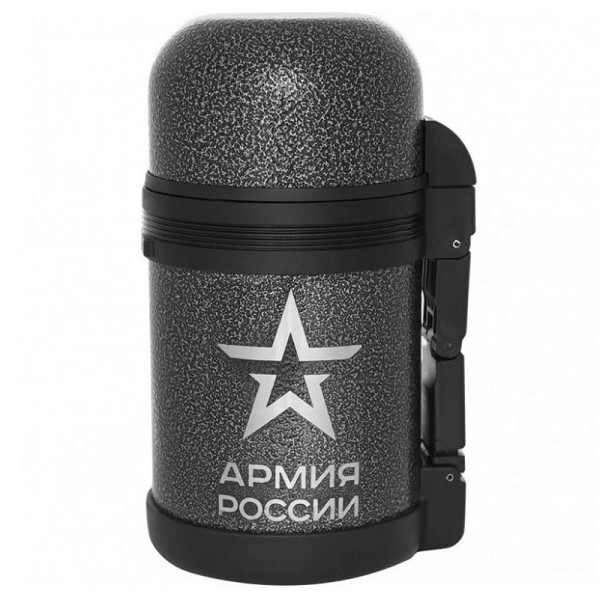 Thermos - термос универсальный Армия  0,8 л нержавеюшая сталь серый - 2