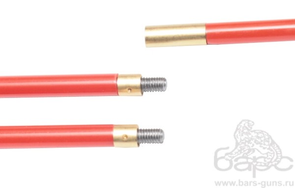 Шомпол Baiex металлопластик трехсоставной 7 мм соединительная резьба